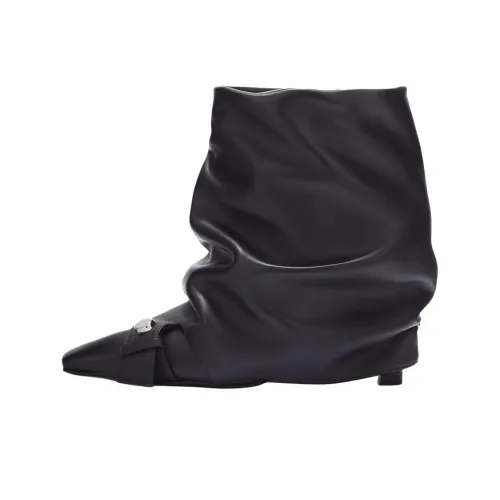The Attico Juno Ботильоны 9,5 см Женские Черные