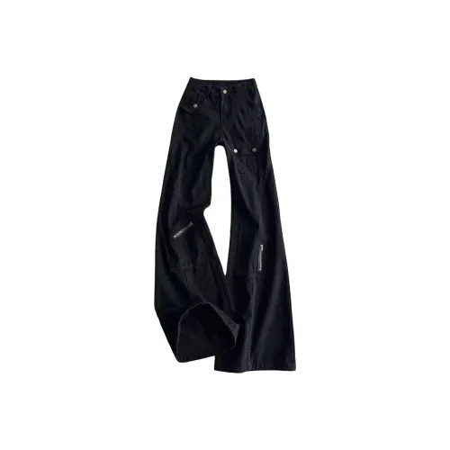 PWUE Черные Унисекс Джинсы