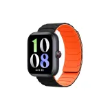 Черный & Оранжевый [Броня, силикон, магнитный ремень]