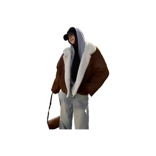 MUCCHIC Кофе Женские пуховики