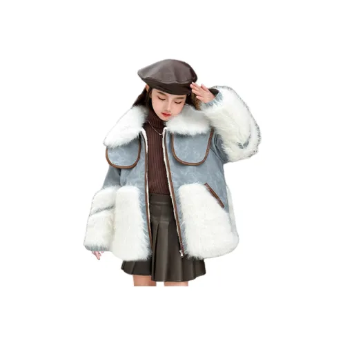 GOYN Fur Winter Korean Style Blue Baby