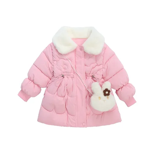 SHIBU Komi Кола Кролик Сумка Пуховая куртка Розовый Дошкольные Утеплённые куртки