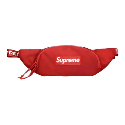 Supreme Логотип Бананка Маленький Унисекс Красный