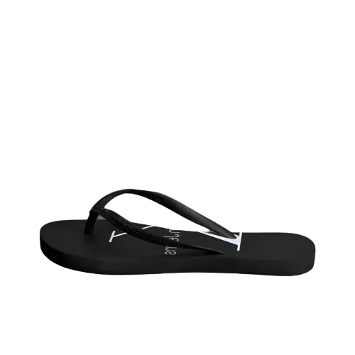 CKJ CALVIN KLEIN JEANS Шлепанцы Женские Черные