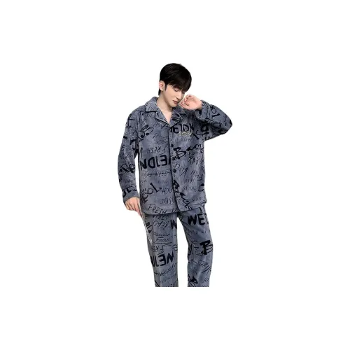 Cotton Gene Английский язык Мужской Пижамные комплекты