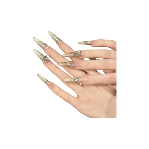 XIAMEIYU Хедиан Принцесса Стиль Майярд Премиум EXPERIENCE False Nail Заостренный Тип Карамель Jump Цвет Coquette