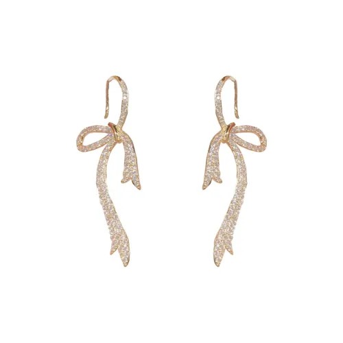 BONAS Микро Инкрустированные Серьги с Цирконием Женские