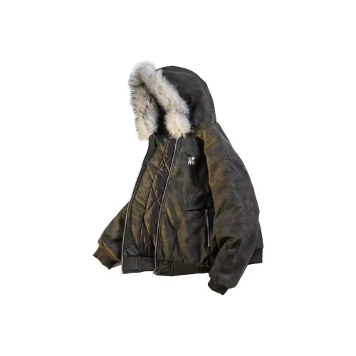 SIMPLE RIMLESS SRME Хлопковый пуховик унисекс