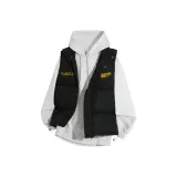 Чёрный с меланжевым серым, топ жёлтый