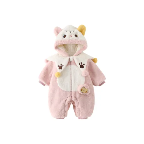 XiaoJinBu Розовый Малыш Комбинезоны Ползунки