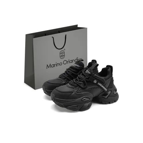 MARINO ORLANDI Низкий топ толстая подошва кроссовки женские