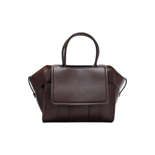 Сумка ZARA Collaboration из полиуретана женская темно-красного цвета