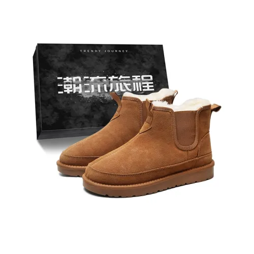 CHAOLIULVCHENG Короткие Снежные Ботинки Унисекс