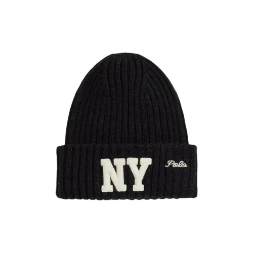 Polo Ralph Lauren Шерсть Бини Мужской Черный Кремовый