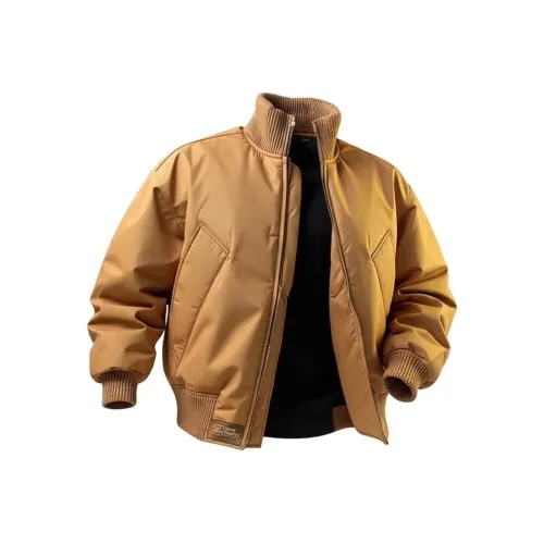 PLQV Коричневый Мужской Пуховик