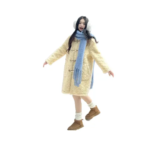 LANGQING Бархат Feel Пальто Женское