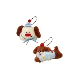 [Красный нос Щенок Кукла + Точка Щенок Кукла] 2 шт Пара BFF Набор