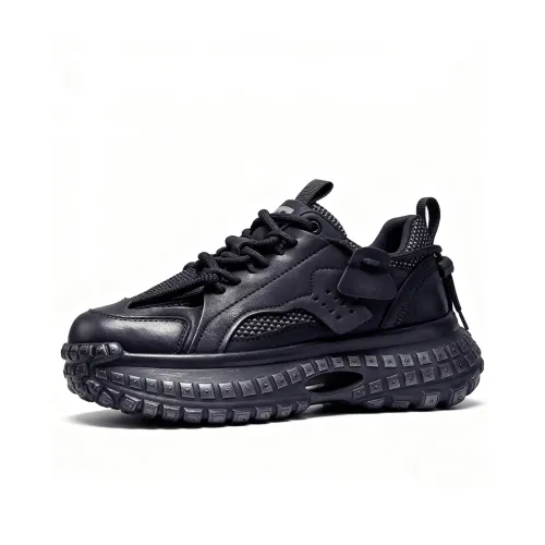 ZUOSAISI Масло-Подошва Низкий Топ Черный Мужской