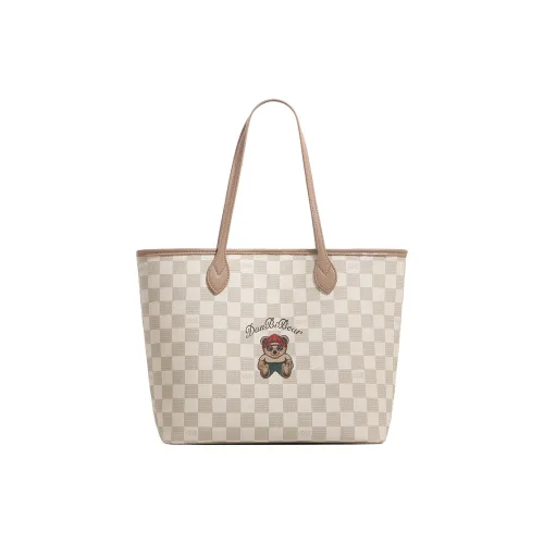 SMILE FOCUS Сумка Tote из микрофибры сумка через плечо женская кремовая