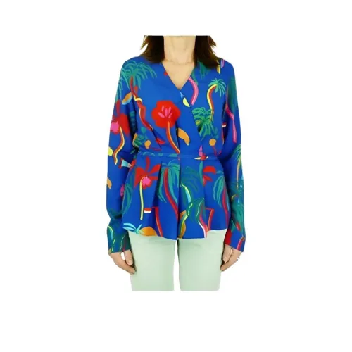 Paul Smith Kobalt Blue Women's Shirts Пол Смит Кобальтовый Синий Женские Рубашки