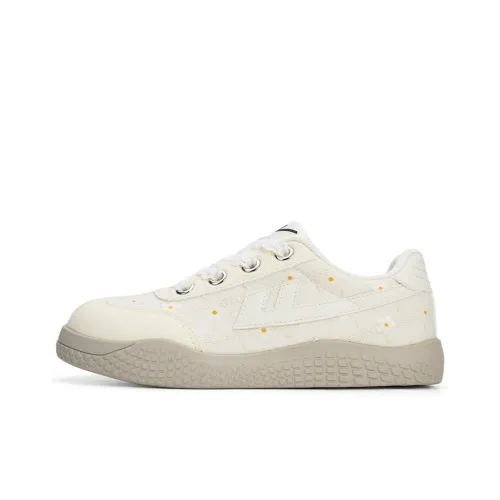 Warrior Скейтборд Кроссовки Женские Светло-Желтые Rice