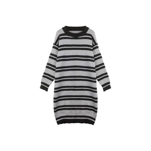 VKXOW Длинное платье с длинными рукавами женское