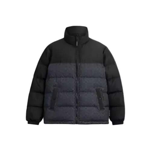 COACH Дымчатый Серый Мужской Пуховик