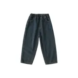 Темно-синий, синий, джинсы, с флисовой подкладкой