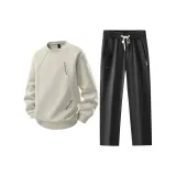 Комплект (Серый Зеленый Топ + Черный Низ)