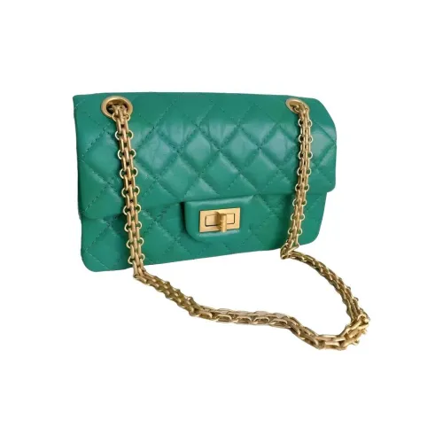 CHANEL Телячья кожа Сумка через плечо Сумка на плечо Женская Зеленая