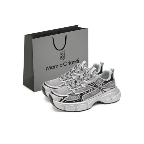 MARINO ORLANDI Низкий топ толстая подошва кроссовки женские