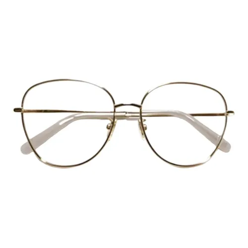 DIOR Нерегулярная форма Оправы для очков Унисекс Золото