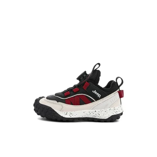 Jeep Low Top Беговые кроссовки Черный Красный Детский