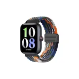 [Джинсовый разноцветный] Магнитная карта, пряжка, нейлоновая ткань, вязаная, ремешок, черная пряжка