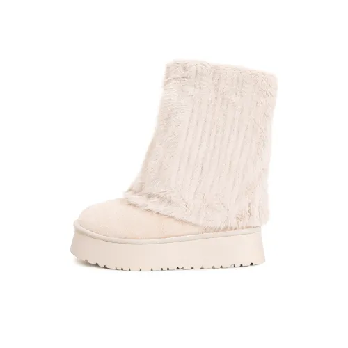 Be Good Устойчивый к истиранию Высота увеличивающая Покрытие Короткие Снежные ботинки Женские