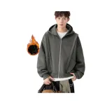 Темно-серый с флисовой подкладкой