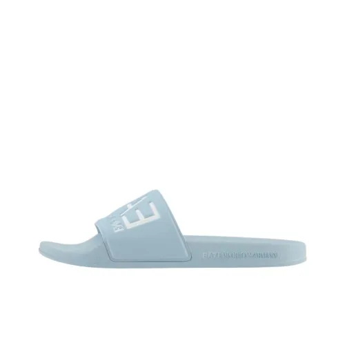 EMPORIO ARMANI EA7 Rubber Slide Тапочки Женские Синие