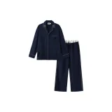 "Городской Beast" Черная Пантера Утолщенный 100% хлопок Фланель Домашний Набор, Полуночный Синий