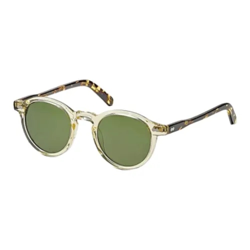 MOSCOT Round Sunglasses Men's Yellow