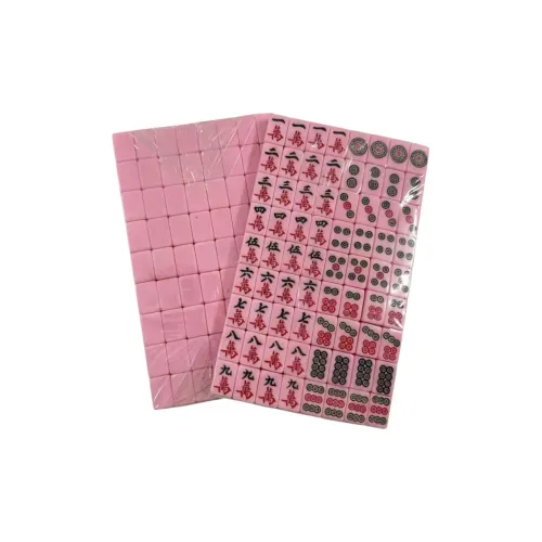 QIQI Mini Pink Travel Portable Travel Mahjong