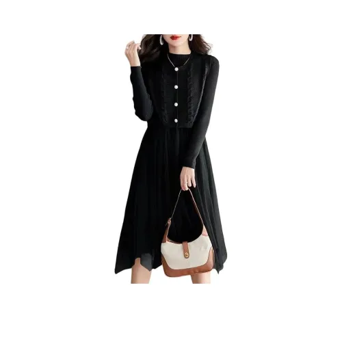 TENNE GIRL Длинное платье с длинными рукавами женское