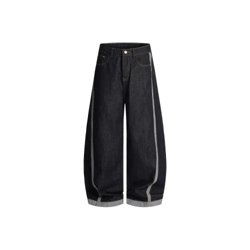 FUERZA Джинсы унисекс синие