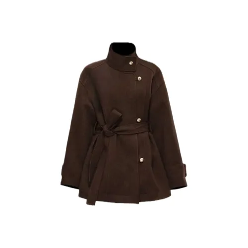 ZEKIKO STUDIO Мокко Женское Пальто