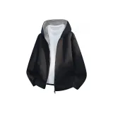 Черный с флисовой подкладкой