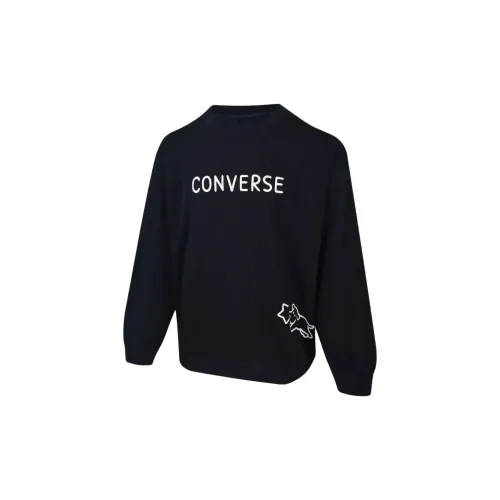 Converse Черный Унисекс Свитшоты