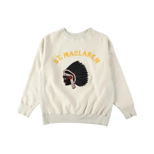 Bowwow Fw25 ST. MACLAREN UNIV. Свитшот AGED Свитшот Унисекс