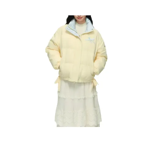 MDEHT Абрикос Женские пуховики