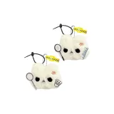 Yy Бадминтонная ракетка с бадминтонным воланом Злой Кролик + Розовая ракетка с улыбающимся лицом Злой Кролик