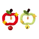 Красное яблоко украшение + Зеленое яблоко украшение [Материал сумка] 1 шт. каждая