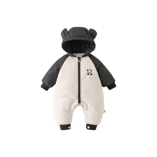 XiaoJinBu Black Baby Комбинезоны Ползунки